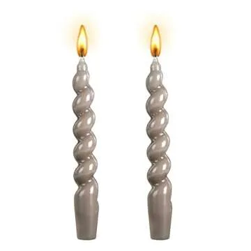 Elegant Spiral Taper Dinner Candles for Any Occasion