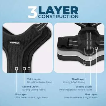 Air Frontier Mesh Dog Harness - Lightweight and Reflective