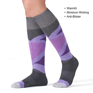CS CELERSPORT Merino Wool Ski Socks Winter Warm Thermal