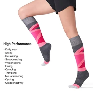 CS CELERSPORT Merino Wool Ski Socks Winter Warm Thermal