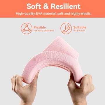 BOEBAL Cloud Slides for Women Slippers Shower Shoes Women's Sandals Bubble Slides for Men Non-Slip Cushioned Thick Sole Dorm Room Essentials Pink 8