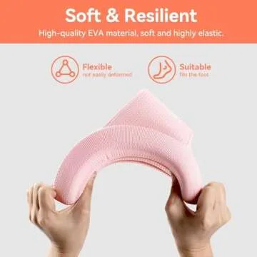 BOEBAL Cloud Slides for Women Slippers Shower Shoes Women's Sandals Bubble Slides for Men Non-Slip Cushioned Thick Sole Dorm Room Essentials Pink 8