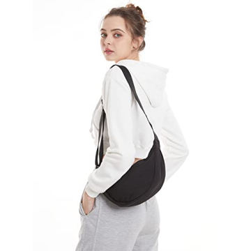 YIKOEE Waterproof Crescent Crossbody Bag Stylish Functional