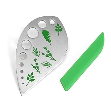 Jiaedge Herb Stripper - 2-in-1 Stainless Steel Kitchen Tool