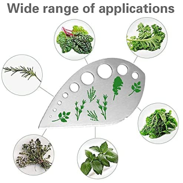 Jiaedge Herb Stripper - 2-in-1 Stainless Steel Kitchen Tool