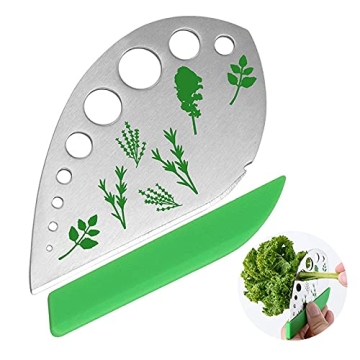 Jiaedge Herb Stripper - 2-in-1 Stainless Steel Kitchen Tool