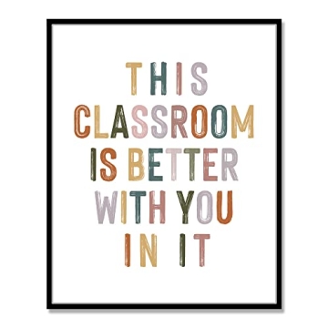 Brighten Classroom Vibes with Positive Motivational Wall Decor