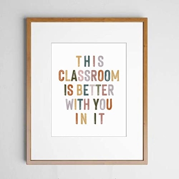 Motivational Classroom Wall Decor for Teachers