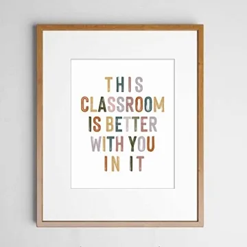 Motivational Classroom Wall Decor for Teachers