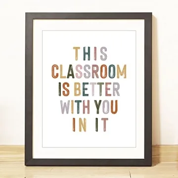 Motivational Classroom Wall Decor for Teachers