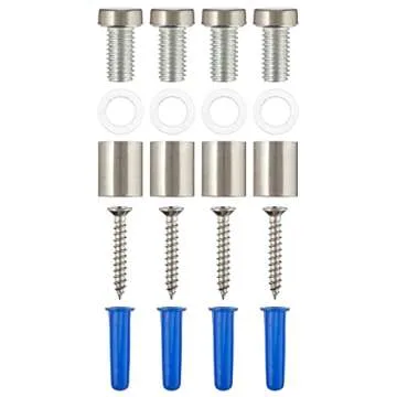 mDesign Acrylic Wall Calendar - Modern Monthly Planner Board