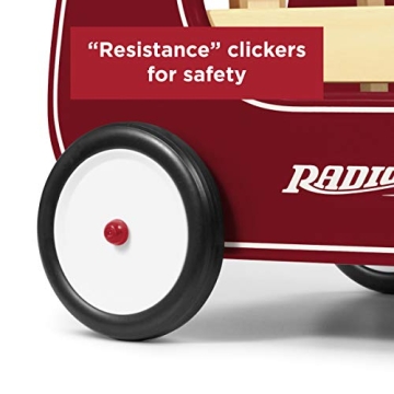 Radio Flyer Classic Walker Wagon, Wooden Toddler Toy