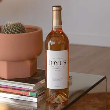 Joyus Non-Alcoholic Rose´ Wine, Award Winning Best In Class Dealcoholized Wine, Light & Refreshing, Low Sugar & Low Calorie, 750 ml (1 Bottle)