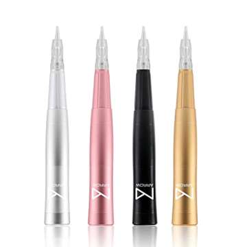 Arrow Wireless Permanent Makeup Machine By Mellie Microblading - Powder Brows - Shading - Microshading - Brow Machine Compatible with M3 or Intelli Needle Cartridge (Machine, Pink)