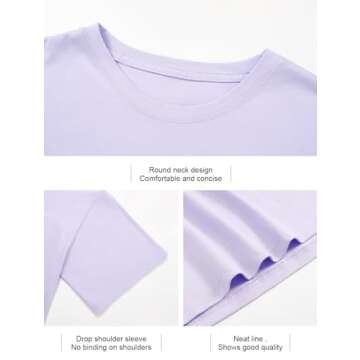 Xelky Women’s 4 Pack Crop Tops: Soft Casual Workout Tees