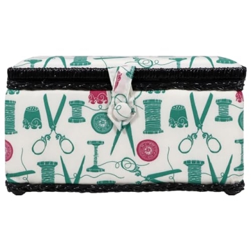 Vintage Sewing Notions Kit with Removable Tray