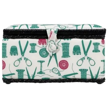 Vintage Sewing Notions Kit with Removable Tray