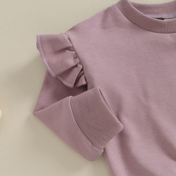 Kupretty Baby Girl Fall Winter Outfit Set for Toddlers