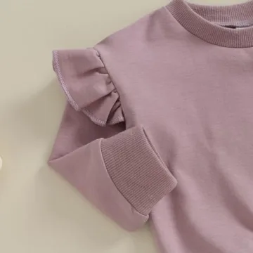 Kupretty Baby Girl Fall Winter Outfit Set for Toddlers