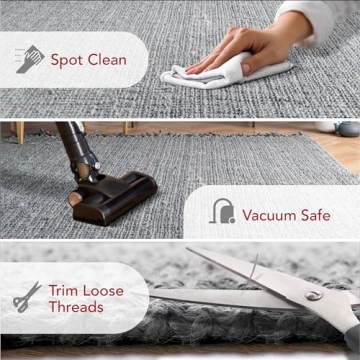 nuLOOM 3x5 Jute Tassel Rug for Farmhouse Style