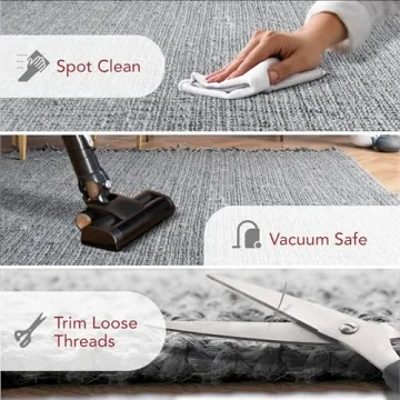 nuLOOM 3x5 Jute Tassel Rug for Farmhouse Style