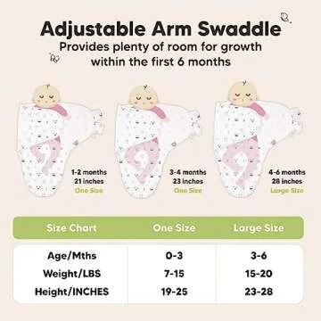 KeaBabies Organic Baby Swaddle Sacks for Newborns
