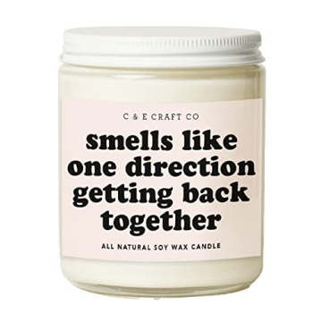C&E Craft Smells Like One Direction Getting Back Together Scented Candle - Flannel Pine All Natural ...