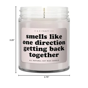 C&E Craft One Direction Candle Cozy Flannel Pine Aroma