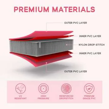 FunWater 10ft Inflatable Gymnastics Mat for Training