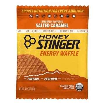Honey Stinger Organic Salted Caramel Waffle for Energy Boost