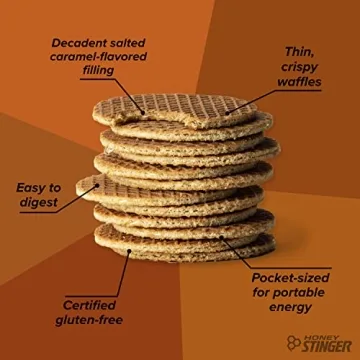 Honey Stinger Organic Salted Caramel Waffle for Energy Boost