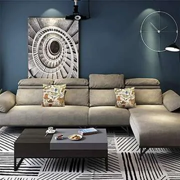 Ofocam Throw Pillow Cover Western Wild West Collection Cowboy Stuff Texas Rodeo Hat Longhorn Decorative Throw Pillow Cushion Case for Home Couch Living Room Bed Sofa Car 18 x 18 Inches Pillowcase