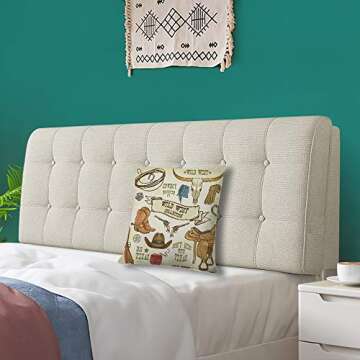 Ofocam Throw Pillow Cover Western Wild West Collection Cowboy Stuff Texas Rodeo Hat Longhorn Decorative Throw Pillow Cushion Case for Home Couch Living Room Bed Sofa Car 18 x 18 Inches Pillowcase