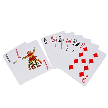 GAMELAND Super Jumbo Playing Cards for Family Fun