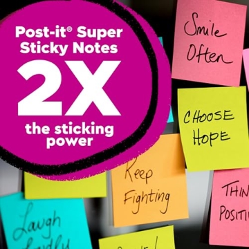 Post-it Super Sticky Notes Value Pack for Ultimate Organization
