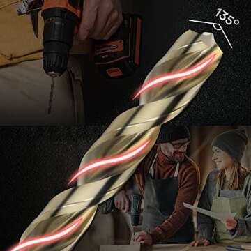 LETON 5/32" M35 Cobalt Drill Bits for Precision Drilling