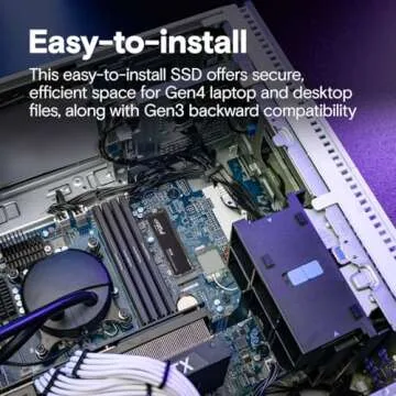 Crucial P310 1TB 2280 PCIe Gen4 3D NAND NVMe M.2 SSD – Up to 7,100 MB/s – Shift up to Gen4, with Acronis Offer, Internal Solid State Drive (PC) – CT1000P310SSD801