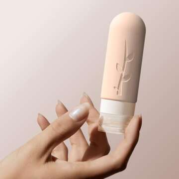 DEPOZA 16 Pack Travel Bottles Set - TSA Approved Leak Proof Silicone Squeezable Containers for Toiletries, Conditioner, Shampoo, Lotion & Body Wash Accessories (16 pcs/P1 Pack)