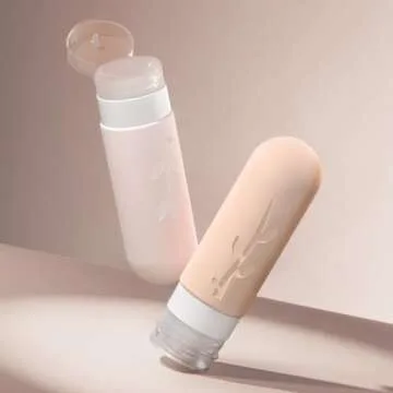 DEPOZA 16 Pack Travel Bottles Set - TSA Approved Leak Proof Silicone Squeezable Containers for Toiletries, Conditioner, Shampoo, Lotion & Body Wash Accessories (16 pcs/P1 Pack)