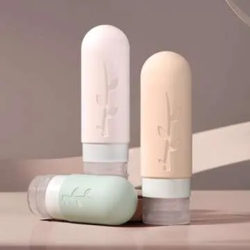 DEPOZA 16 Pack Travel Bottles Set - TSA Approved Leak Proof Silicone Squeezable Containers for Toiletries, Conditioner, Shampoo, Lotion & Body Wash Accessories (16 pcs/P1 Pack)