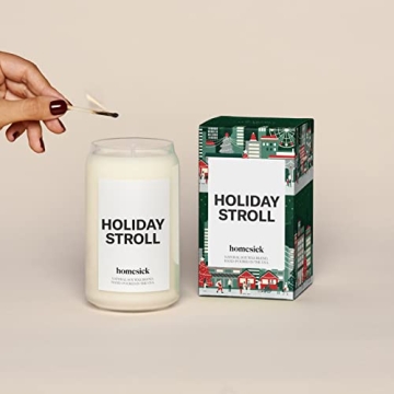 Homesick Candle Holiday Stroll 13.75 oz Aromatherapy Delight