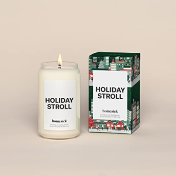 Homesick Candle Holiday Stroll 13.75 oz Aromatherapy Delight