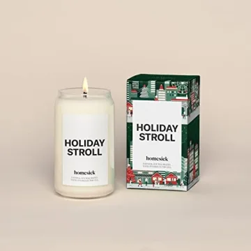Homesick Candle Holiday Stroll 13.75 oz Aromatherapy Delight