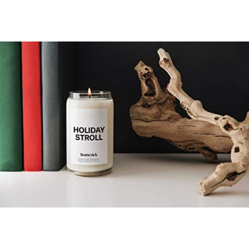 Homesick Candle Holiday Stroll 13.75 oz Aromatherapy Delight