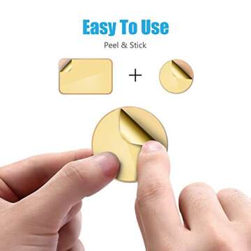 WixGear Mount Metal Plate - Strong Adhesive for Phones