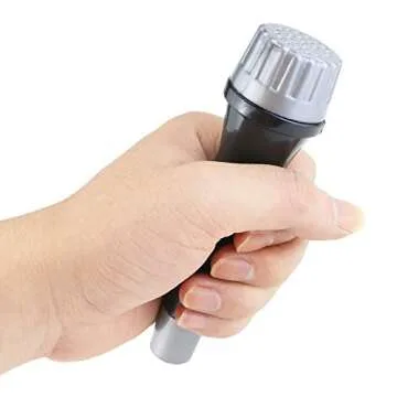 Nexxxi 16 Pack Plastic Microphones Bulk, Toy Set Birthday Party Favors Stage Prop for Girls and Boys, 5.5 Inches Tall