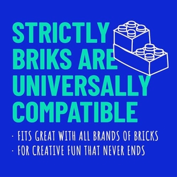 Strictly Briks 24 Pack LEGO-Compatible Baseplates