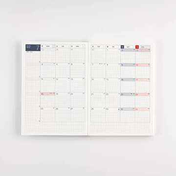 Hobonichi 2022 A5 Day-Free Cousin Notebook for Flexible Planning