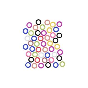 Colorful Ring Stitch Markers (6MM-100pcs)
