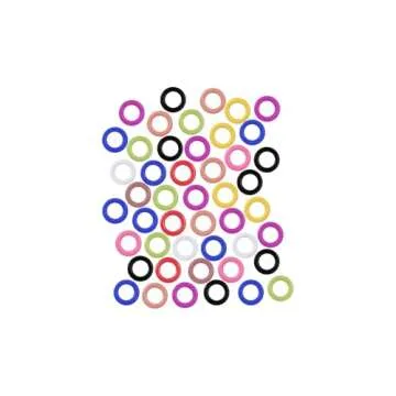 Colorful Ring Stitch Markers (6MM-100pcs)